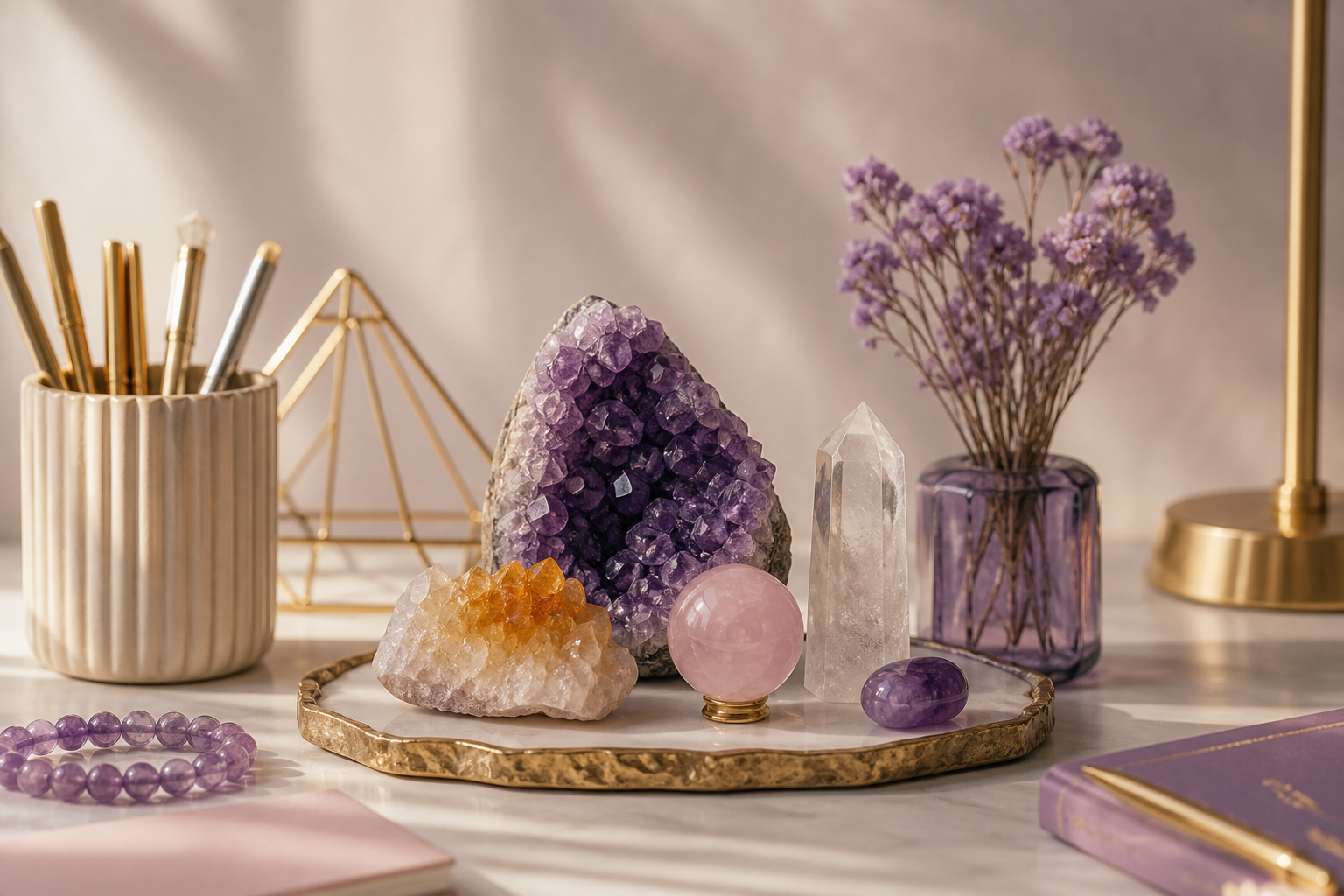 The Best Crystals for Your Office Desk