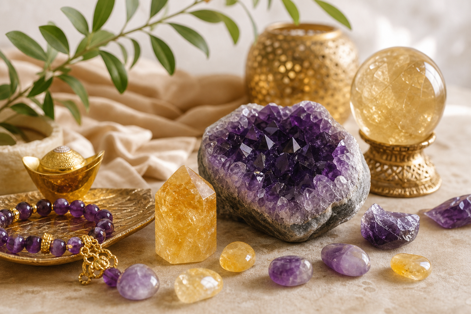 Feng Shui Crystals for Wealth and Good Fortune